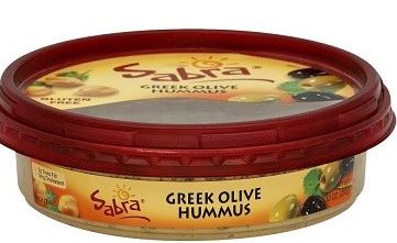 SABRA GREEK OLIVE HUMMUS 10OZ