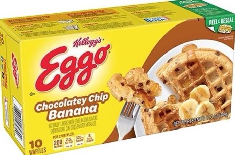 KELLOGGS WAFFLES BANANA CHOCOLATE CHIP 12.3OZ