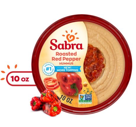 SABRA RED PEPPER HUMMUS 10OZ
