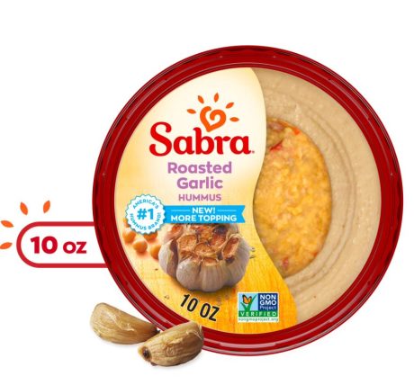 SABRA ROASTED GARLIC HUMMUS  10OZ