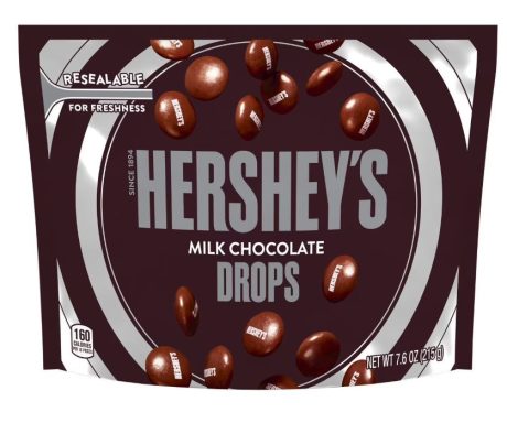 HERSHEYS DROPS MILK CHOCOLATE 7.6 OZ
