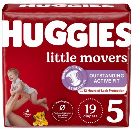 Huggies Dpr Lil  Movr S5 19Ct